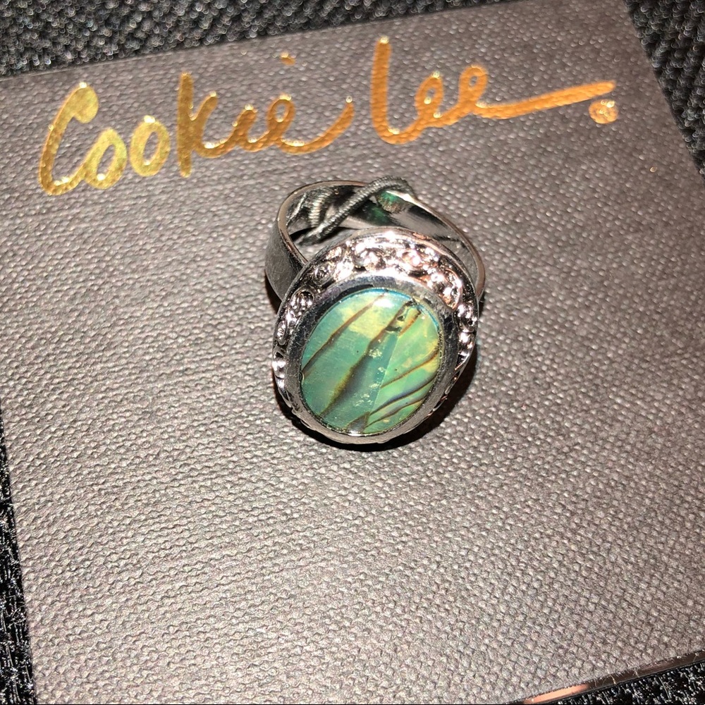 Abalone ring NWT